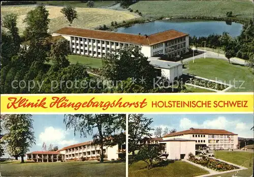 AK / Ansichtskarte Malente Gremsmuehlen Klinik Haengebargshorst Holsteinische Schweiz Kat. Malente