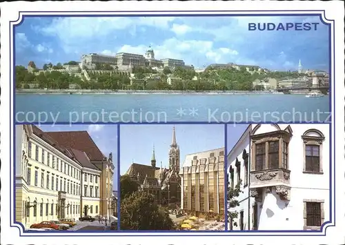 AK / Ansichtskarte Budapest Donau Palast Gebaeude Erker Kirche Kat. Budapest
