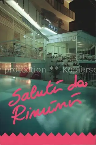 AK / Ansichtskarte Rimini Hotel Arno Swimming Pool Kat. Rimini