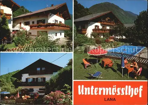 AK / Ansichtskarte Lana Meran Untermoesslhof Swimming Pool Ferienwohnungen Kat. Italien