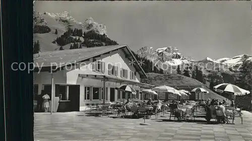 AK / Ansichtskarte Engelberg OW Bergrestaurant Brunni Sonnenterrasse Alpen Kat. Engelberg