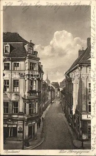 AK / Ansichtskarte Bautzen Heringsgasse Serie Saechsische Heimatschutz Postkarten Kat. Bautzen