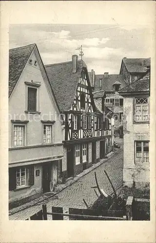 AK / Ansichtskarte Traben Trarbach Alter Haeuserpartie Serie Die Mosel Kat. Traben Trarbach