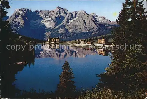 AK / Ansichtskarte Sorapis Dolomiti Lago di Misurina