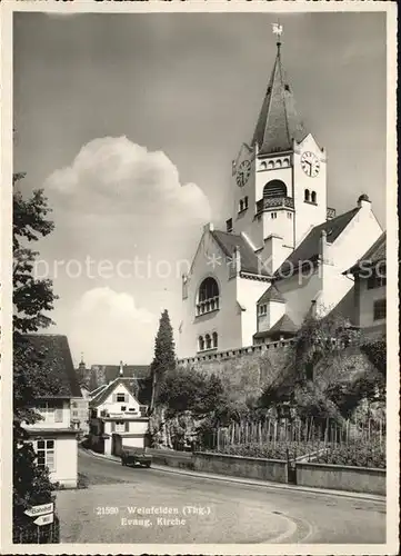 AK / Ansichtskarte Weinfelden Evangelische Kirche Kat. Weinfelden