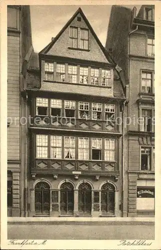 AK / Ansichtskarte Frankfurt Main Rotschildhaus Kupfertiefdruck Kat. Frankfurt am Main