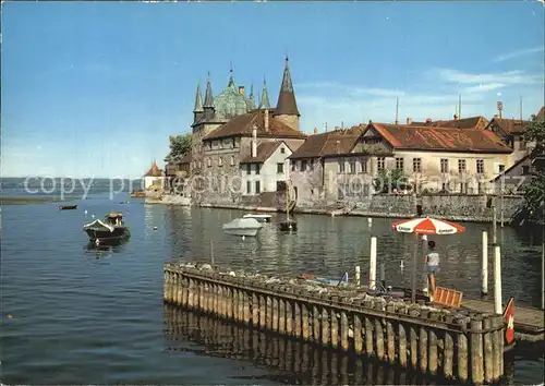 AK / Ansichtskarte Steckborn Untersee Schloss Bodensee