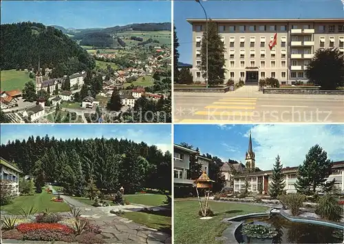 AK / Ansichtskarte Dussnang Gesamtansicht Kirche Kneipp Kurhaus Park Kat. Dussnang