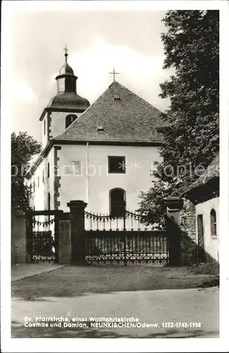 AK / Ansichtskarte Neunkirchen Mosbach Pfarrkirche Wallfahrtskirche Cosmas Damian Kat. Neunkirchen