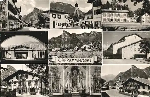 AK / Ansichtskarte Oberammergau Teilansichten Passionsspielort Kat. Oberammergau
