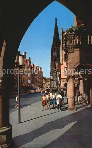 AK / Ansichtskarte Muenster Westfalen Prinzipalmarkt Kat. Muenster