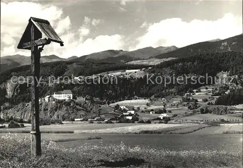 AK / Ansichtskarte St Lorenzen Suedtirol Val Pusteria Wegekreuz