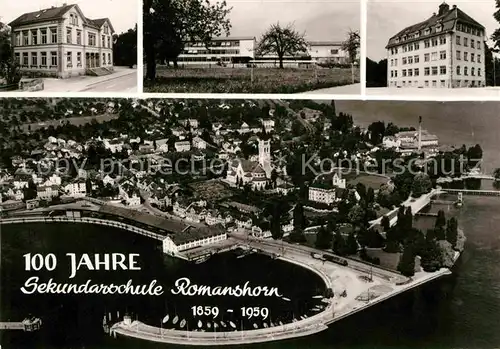 AK / Ansichtskarte Romanshorn Bodensee Sekundarschule 100 Jahre 