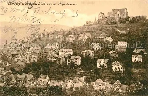 AK / Ansichtskarte Marburg Lahn Augustenruhe Panorama Kat. Marburg