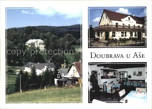 AK / Ansichtskarte Doubrava U Ase  Teilansicht Gasthaus 