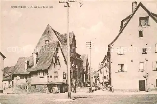 AK / Ansichtskarte Schlestadt Quai des Tannerus Kat. Selestat