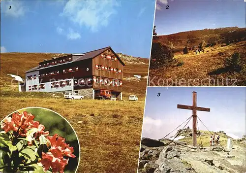 AK / Ansichtskarte St Stefan Lavanttal Koralpenhaus Erlenloch Gipfelkreuz Kat. Wolfsberg