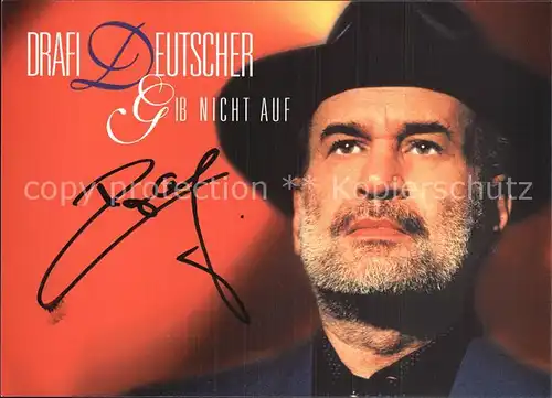 AK / Ansichtskarte Saenger Band Drafi Deutscher Autogramm  Kat. Musik