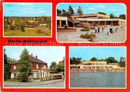 AK / Ansichtskarte Rahnsdorf Berlin Teilansicht Strandbad Mueggel Cafe am Mueggelsee Kat. Berlin