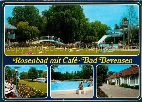 AK / Ansichtskarte Bad Bevensen Rosenbad mit Cafe Schwimmbad Kat. Bad Bevensen