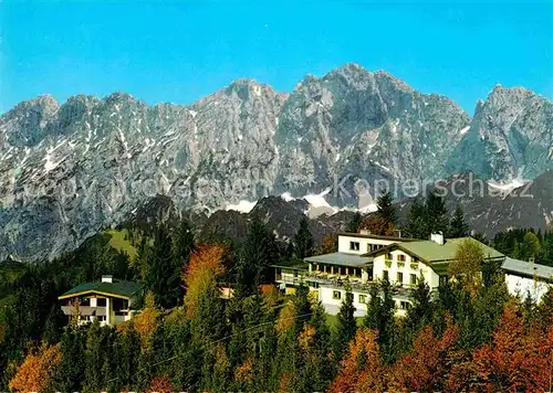 AK / Ansichtskarte Kufstein Tirol Berghaus Aschenbrenner am Kaiserlift Wilder Kaiser Kat. Kufstein