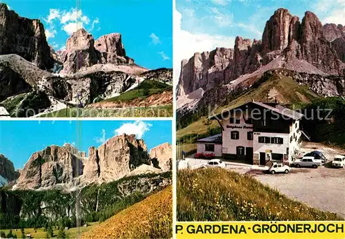 AK / Ansichtskarte Groeden Tirol Groedner Joch Passo Gardena Gebirgspass Alpen Kat. Italien