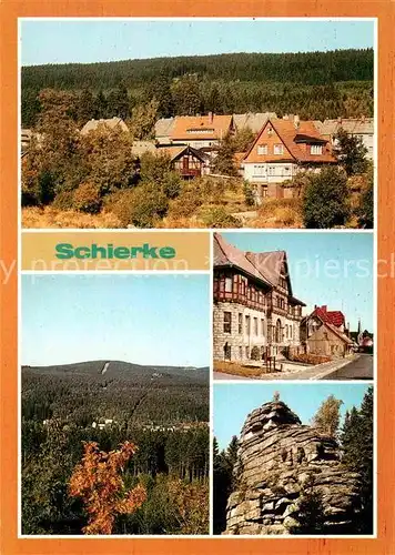 AK / Ansichtskarte Schierke Harz Blick vom Marienweg Rat der Gemeinde Schnarcherklippen Feuersteinklippen Kat. Schierke Brocken