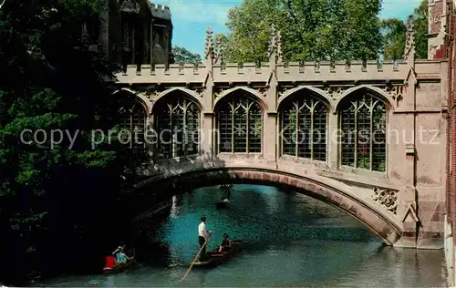 AK / Ansichtskarte Cambridge Cambridgeshire Bridge of Sighs