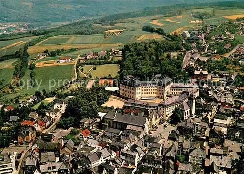 AK / Ansichtskarte Hachenburg Westerwald 700 Jahre alte mittelalterliche Stadt Luftkurort Fliegeraufnahme Kat. Hachenburg