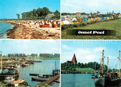 AK / Ansichtskarte Insel Poel Strand Schwarzer Busch Timmendorf Kirchdorf Hafen Kat. Insel Poel