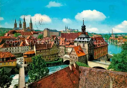 AK / Ansichtskarte Bamberg Blick auf die Altstadt Kat. Bamberg
