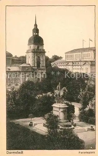 AK / Ansichtskarte Darmstadt Paradeplatz Kat. Darmstadt