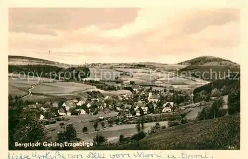 AK / Ansichtskarte Geising Erzgebirge Panorama Bergstadt Kat. Geising Osterzgebirge