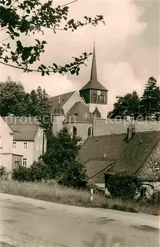 AK / Ansichtskarte Neusalza Spremberg Hauptstrasse mit Blick zur Kirche Kat. Neusalza Spremberg