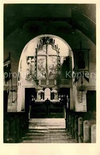 AK / Ansichtskarte Luetzen Interieur der Gustav Adolf Kapelle Handabzug Kat. Luetzen
