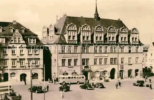 AK / Ansichtskarte Naumburg Saale Marktplatz mit Rathaus Kat. Naumburg