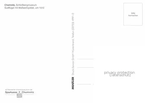 AK / Ansichtskarte Chemnitz Schlossbergmuseum Suedfluegel mit Masswerkgiebel 16. Jhdt. Kat. Chemnitz