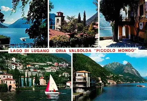 AK / Ansichtskarte Oria Lago di Lugano Valsolda Piccolo Mondo Lunganersee Alpen Kat. Lugano