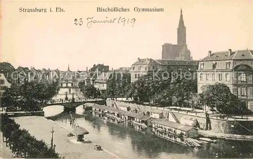 AK / Ansichtskarte Strassburg Elsass Bischoefliches Gymnasium Kat. Strasbourg