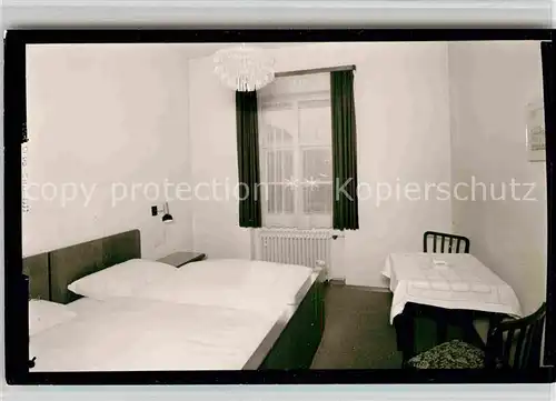 AK / Ansichtskarte Oberammergau Hotel Wittelsbach Zimmer Kat. Oberammergau