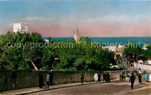 AK / Ansichtskarte Tanger Tangier Tangiers Vue generale sur la Mosquee la mer Kat. Marokko