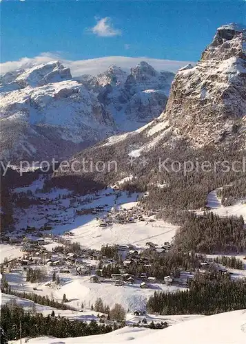 AK / Ansichtskarte La Villa Val Badia Hochabteital Dolomiten gegen Sellagruppe
