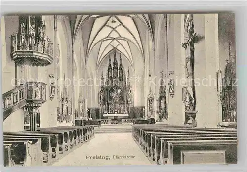 AK / Ansichtskarte Freising Oberbayern Pfarrkirche Altar Kat. Freising