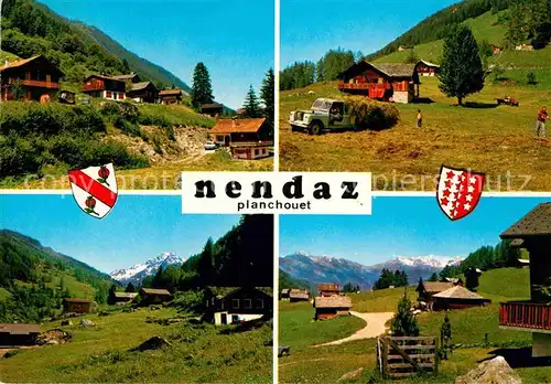 AK / Ansichtskarte Nendaz Les Mayens de Planchouet Bergbauern Alpen Kat. Haute Nendaz