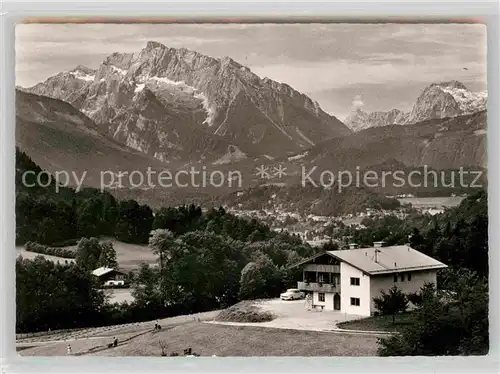 AK / Ansichtskarte Berchtesgaden Oberau Fremdenheim Erika Rueckauf Kat. Berchtesgaden