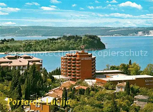 AK / Ansichtskarte Portoroz Lucija Panorama