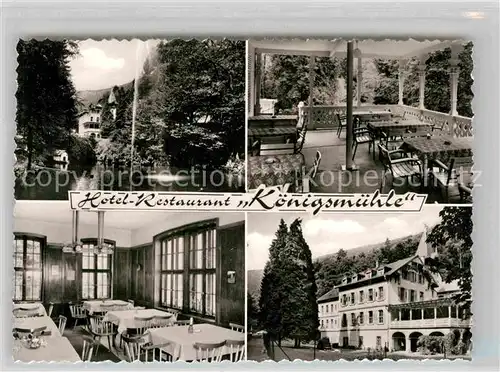 AK / Ansichtskarte Neustadt Weinstrasse Hotel Restaurant Koenigsmuehle Kat. Neustadt an der Weinstr.