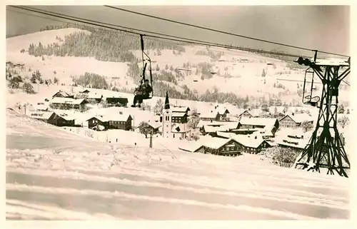 AK / Ansichtskarte Steibis Wintersportplatz Bergdorf Allgaeuer Alpen Kat. Oberstaufen