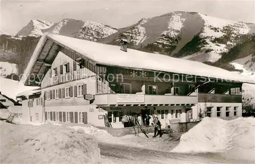 AK / Ansichtskarte Steibis Gasthof Pension Goldenes Kreuz Bergdorf Allgaeuer Alpen Kat. Oberstaufen