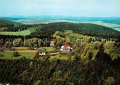 AK / Ansichtskarte Sensbachtal Gasthof Hoehenpension Reussenkreuz Odenwald Fliegeraufnahme Kat. Sensbachtal